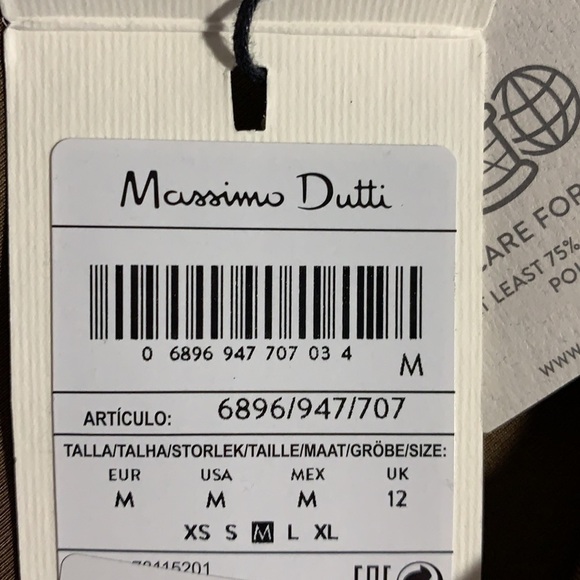 NWT. Massimo Dutti Brown Crop Top. Size M. - Picture 8 of 13